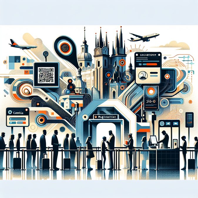 Biometric Entry/Exit System Launch Triggers Long Queues at Prague Airport