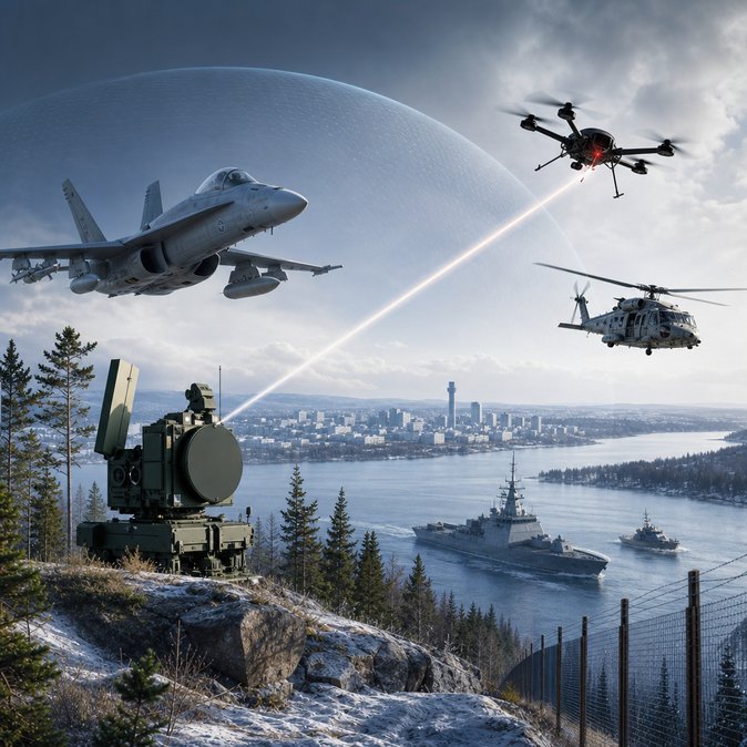 Finnish Air Force Begins Drone-Interception Drills Near Russian Border