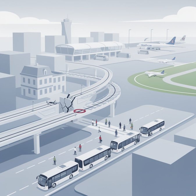 Fermeture de la ligne Piccadilly perturbe les liaisons souterraines vers Heathrow les 17 et 18 octobre
