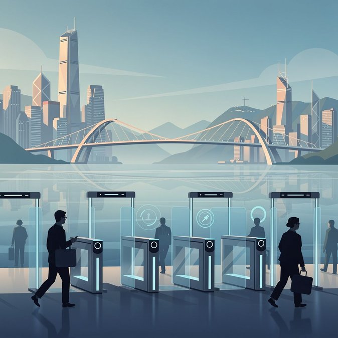 Se flexibilizan los requisitos para el canal electrónico sin contacto en el puerto del Puente Hong Kong-Zhuhai-Macao