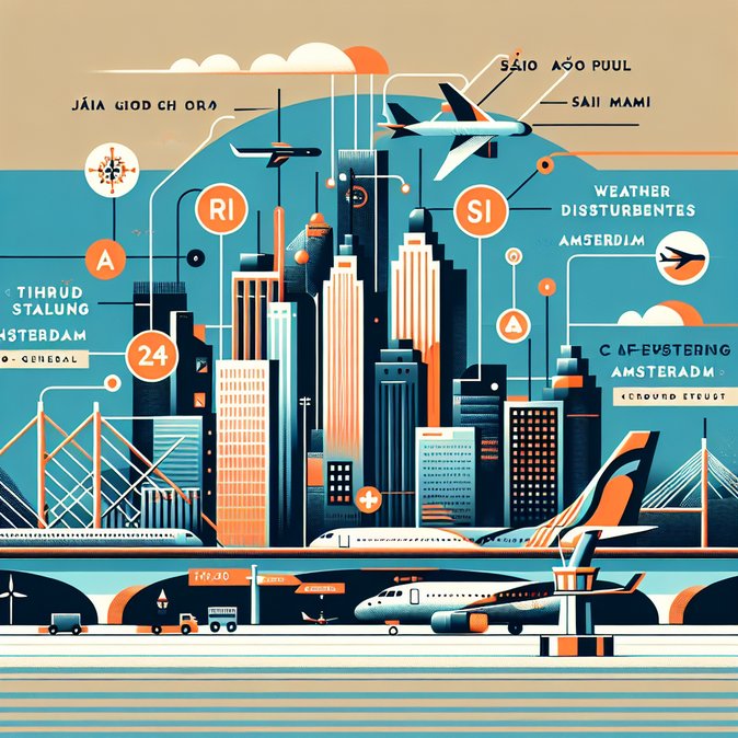 Storms and Crew Shortages Force Flight Cancellations at Rio and São Paulo Hubs