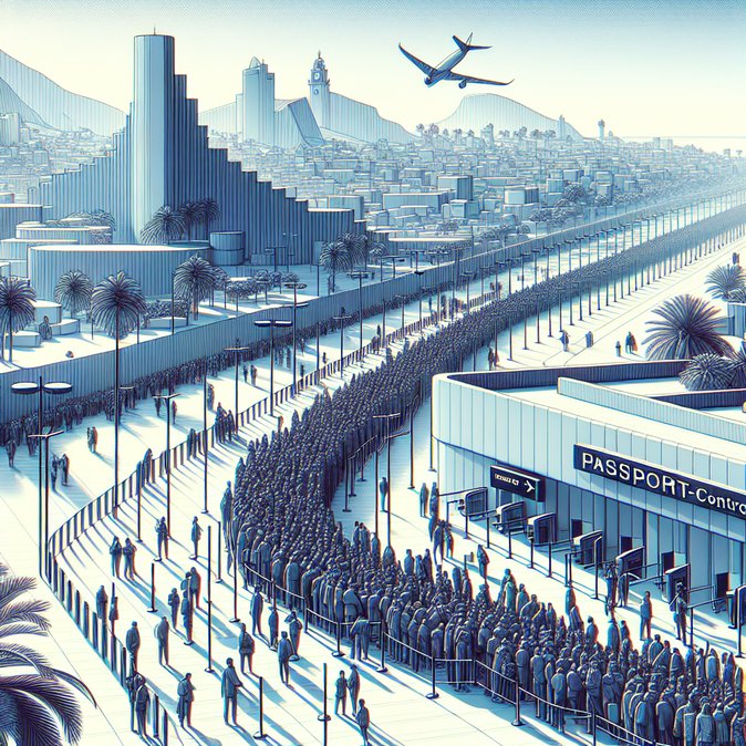 Tourism Body Slams Passport-Control Queues at Tenerife Sur Airport