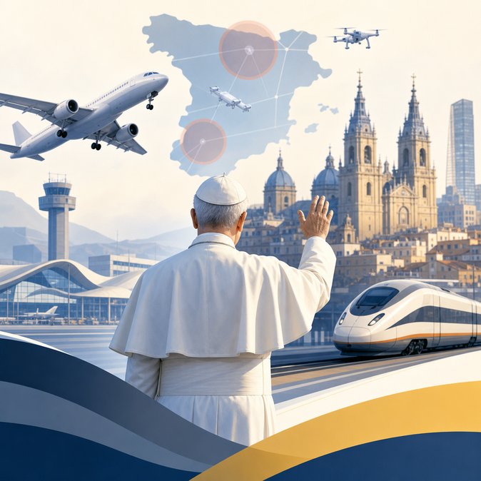Spain Deploys Nationwide Mobility Plan for Upcoming Papal Visit
