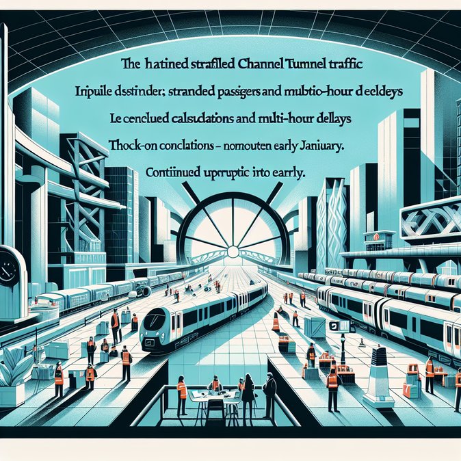 Channel Tunnel re-opens after power failure but Eurostar warns of lingering delays