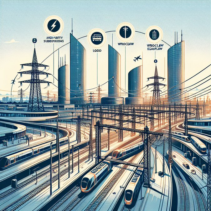 CPK Tenders High-Speed-Rail Power Substations Linking Warsaw, Łódź and Wrocław