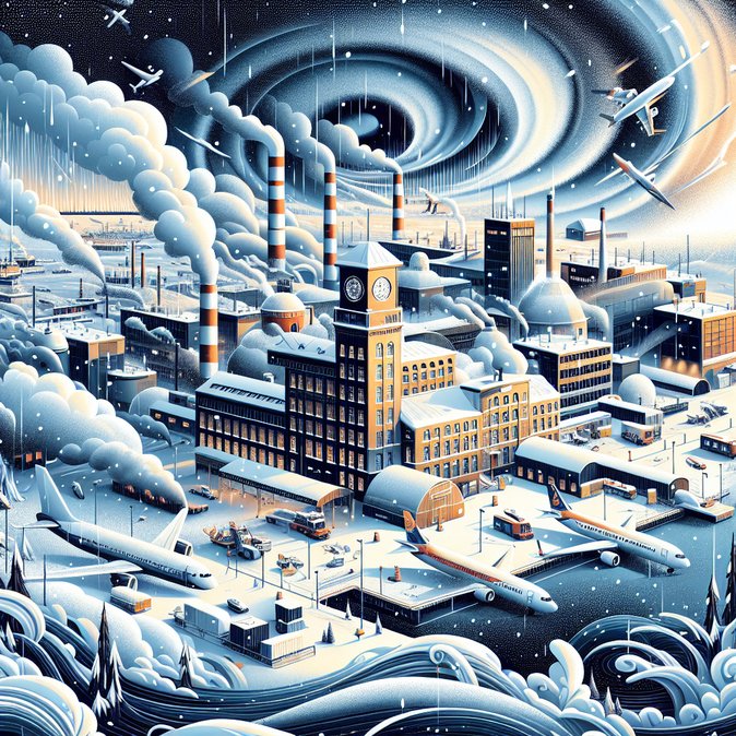 Winter storm paralyses Lapland airports, disrupting peak business-travel season