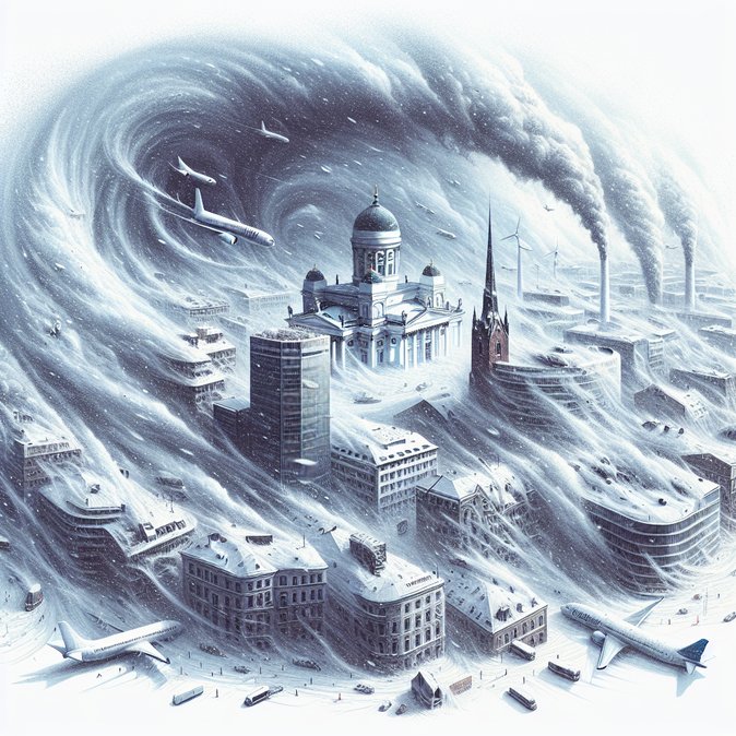 Winter-holiday blizzard cancels 159 flights and delays 1,190 across Europe, hitting Helsinki hub on 23 February 2026