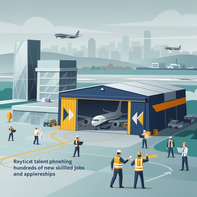 Ryanair inaugura un campus de ingeniería de 50 millones de euros en el aeropuerto de Shannon