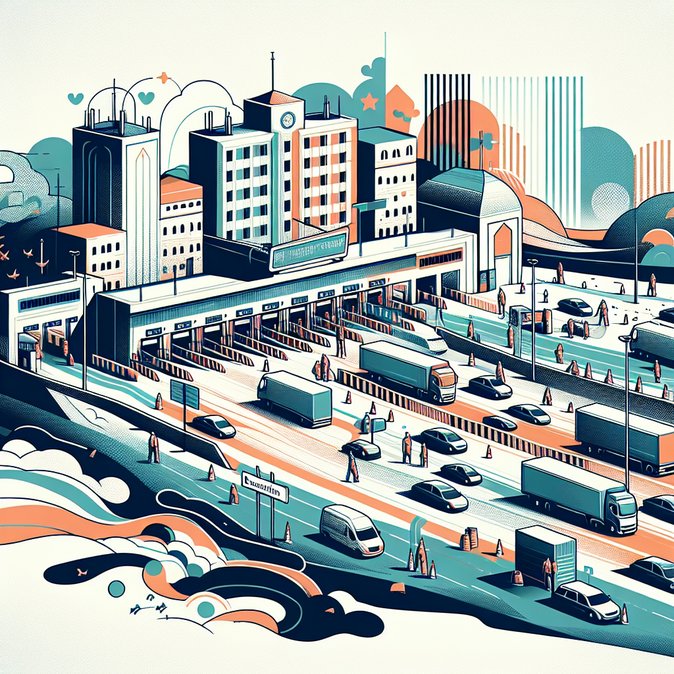 24-Hour Vehicle Spraying Introduced at Buffer-Zone Checkpoints