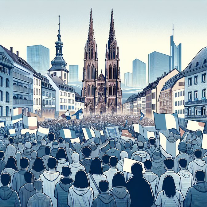 Franco-German youth rally in Kehl protests ongoing internal Schengen checks