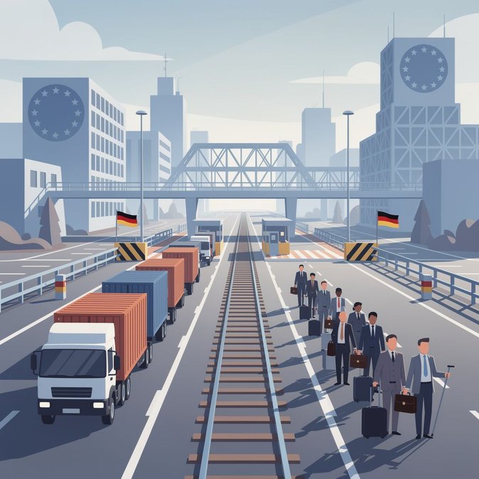 Berlín rechaza la petición de la UE de levantar los controles fronterizos internos, citando la continua presión migratoria