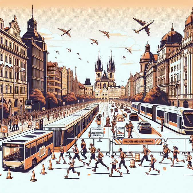 Prague Marathon and road-works to snarl city mobility throughout May, travellers urged to plan ahead