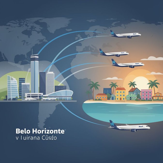 Azul retoma rota Belo Horizonte–Curaçao e evita conexão que exige visto norte-americano