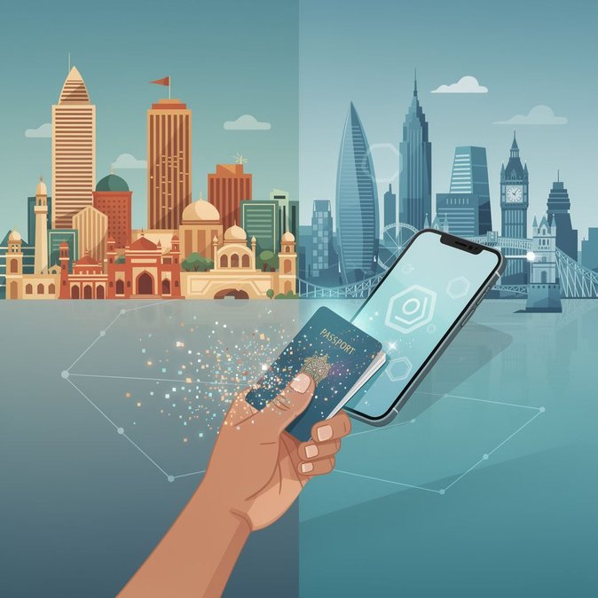 المملكة المتحدة تلغي ملصقات التأشيرات الورقية—الهنود سيحصلون على تأشيرات إلكترونية فقط