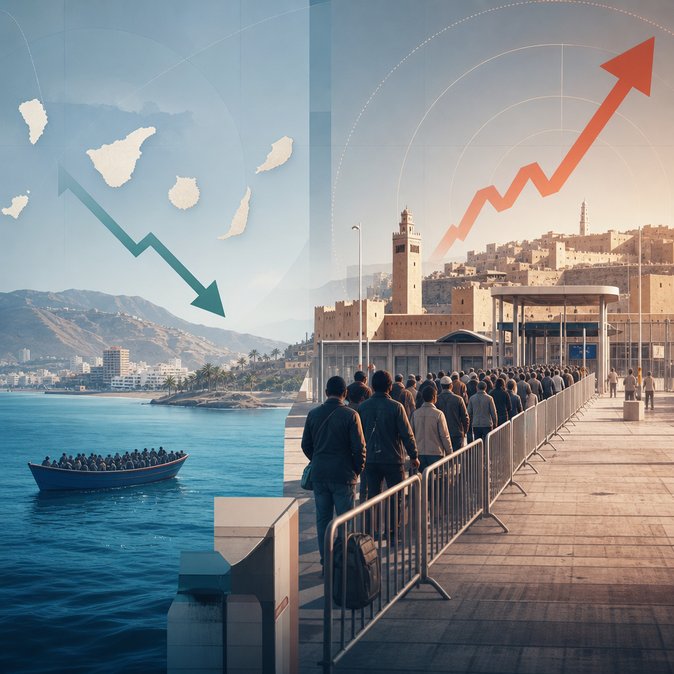 Spain records 35% drop in irregular sea arrivals but land crossings to Ceuta and Melilla soar 210%