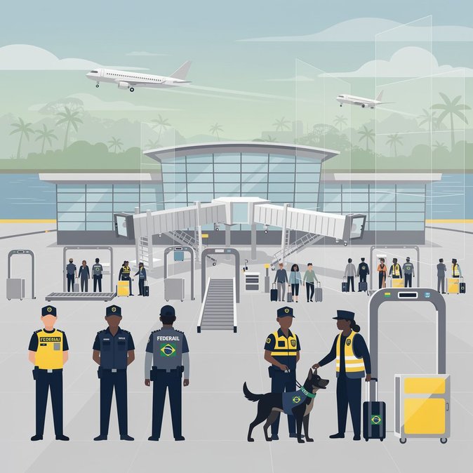 Federal Police steps up immigration and security checks at Parintins Airport for Amazon’s biggest festival