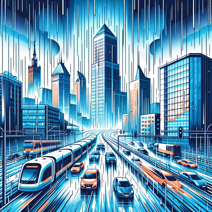 Severe Rain Alerts in Lower Silesia and Opole Disrupt Regional Road and Rail Links Through 2 November