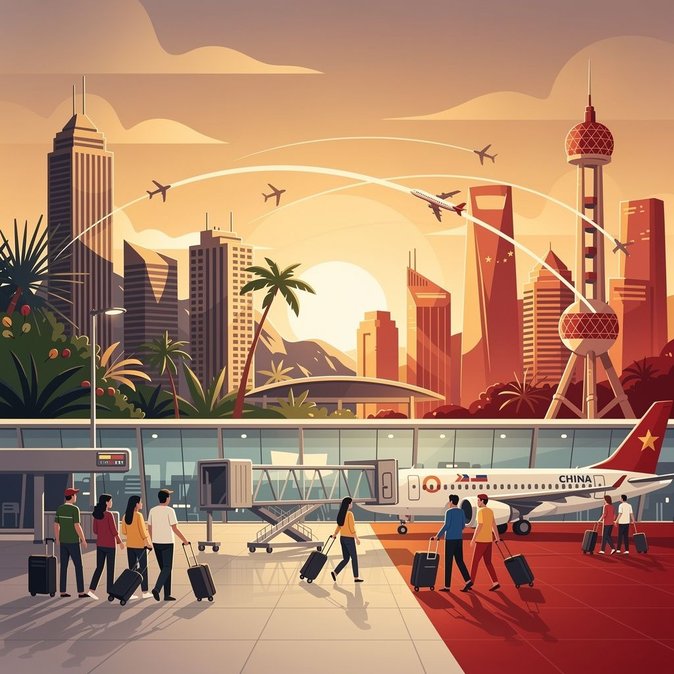 Afflux record de visiteurs chinois un mois après la mise en place de la politique de visa sans formalités au Brésil