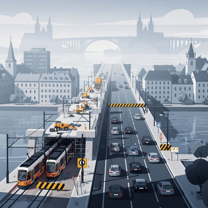 Major Prague Bridge Repair to Disrupt Road and Tram Links From 11 July