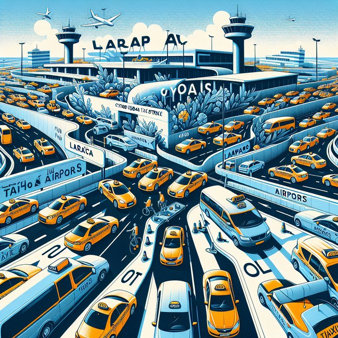 Cyprus taxi drivers threaten indefinite strike at Larnaca and Paphos airports