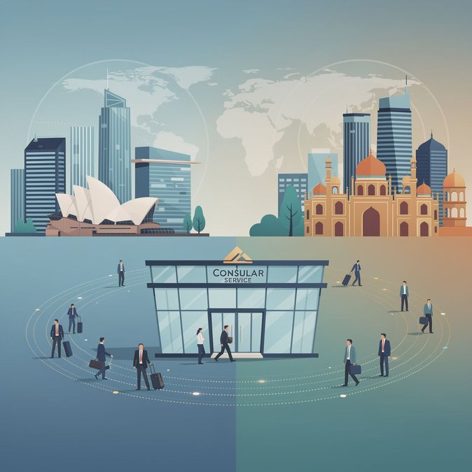 Reanudan en Australia los servicios consulares, de pasaportes y visas de India a través de VFS Global