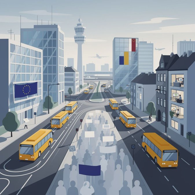 La Marche pour le Climat à Bruxelles entraîne aujourd’hui des déviations et détours sur l’ensemble du réseau De Lijn
