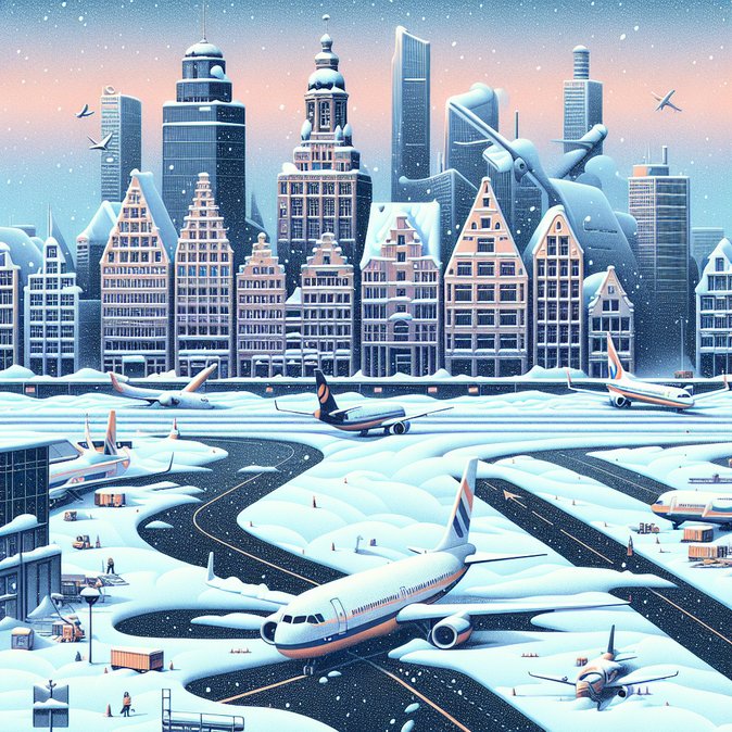 La nieve en Europa continental obliga a cancelar ocho vuelos desde Dublín; 1.260 pasajeros afectados