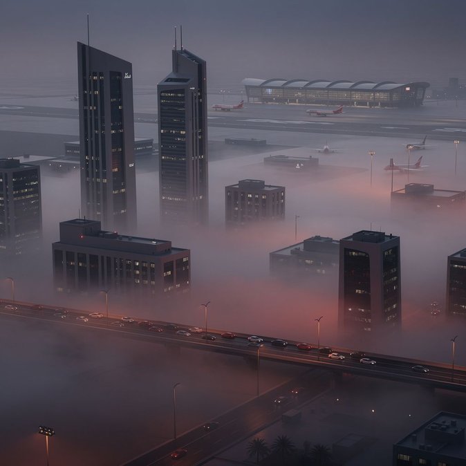 Le Centre National de Météorologie émet une alerte brouillard rouge — les planificateurs de la mobilité se préparent à des retards matinaux à l'aéroport
