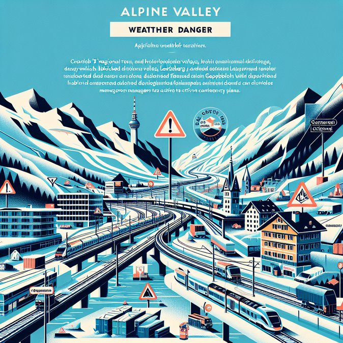 Avalanche Danger Forces Closure of Swiss Alpine Roads and Rail; Regional Train Derailed