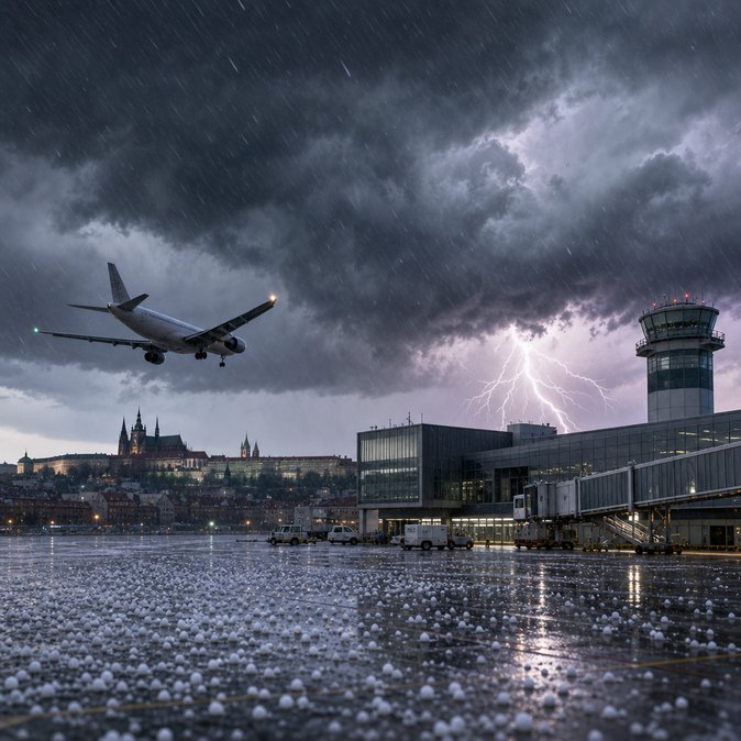 Severe Storm Warnings Trigger Travel Disruption Alerts Across Czechia