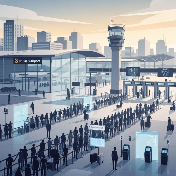 Airlines urge EU to let airports suspend EES as Brussels Airport braces for 5-hour summer queues
