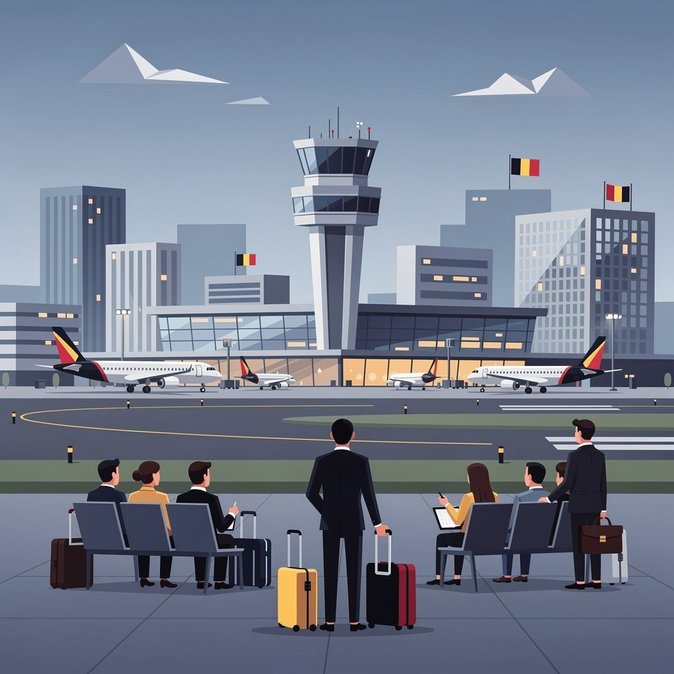 Amenaza de huelga de controladores aéreos en el aeropuerto de Charleroi genera nuevos temores de interrupciones