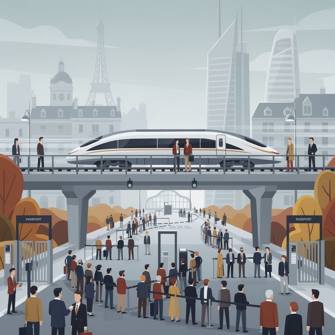 Eurostar cancela tren en hora punta entre París y Londres por aglomeraciones en Gare du Nord
