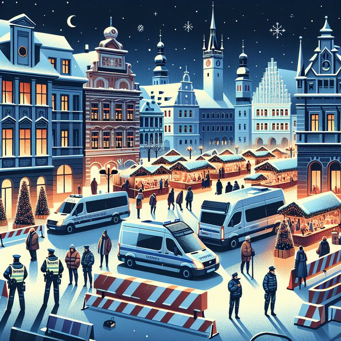 Heightened Security At Czech Christmas Markets As Crowds Swell