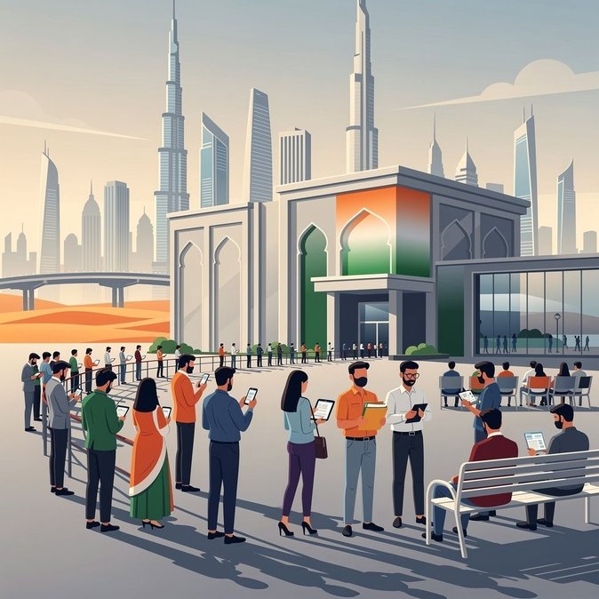 البعثات الهندية في الإمارات تشدد قواعد الزيارة المباشرة وتطلق بوابة جديدة وسط نزاع مع مزودي الخدمات