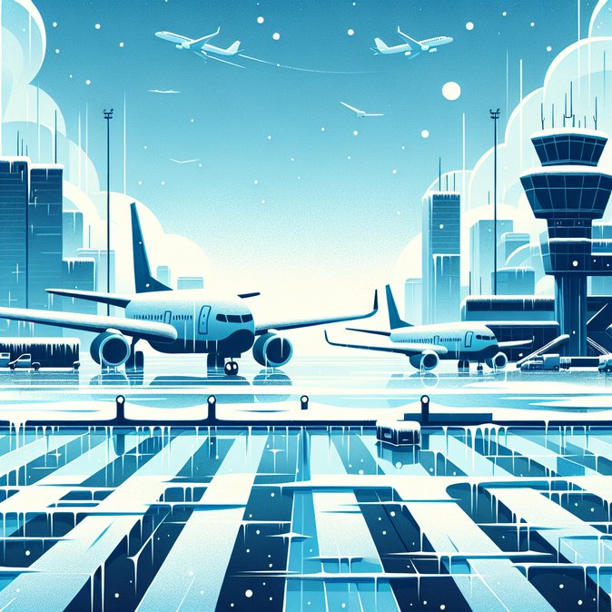 Winter Storm Causes 17 Cancellations and 208 Delays at Zurich Airport