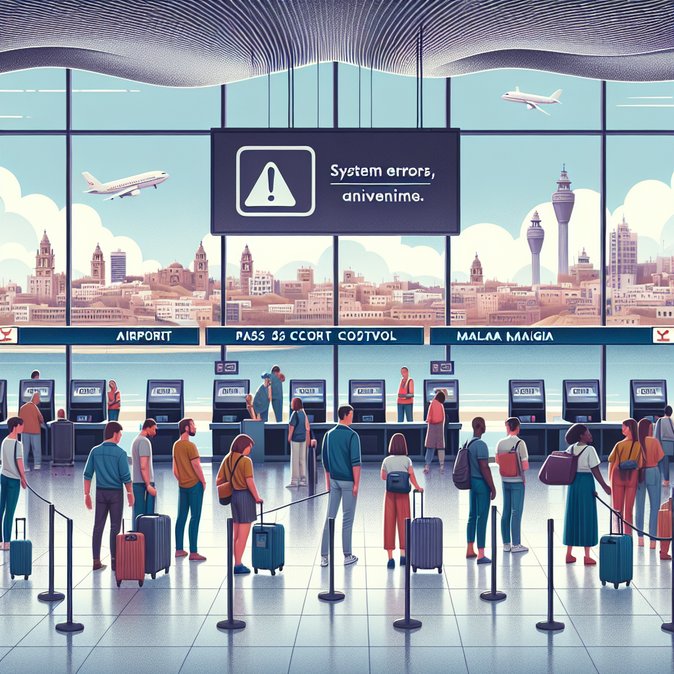 Malaga-Costa del Sol hit by two-hour queues as EU Entry/Exit System falters over Christmas