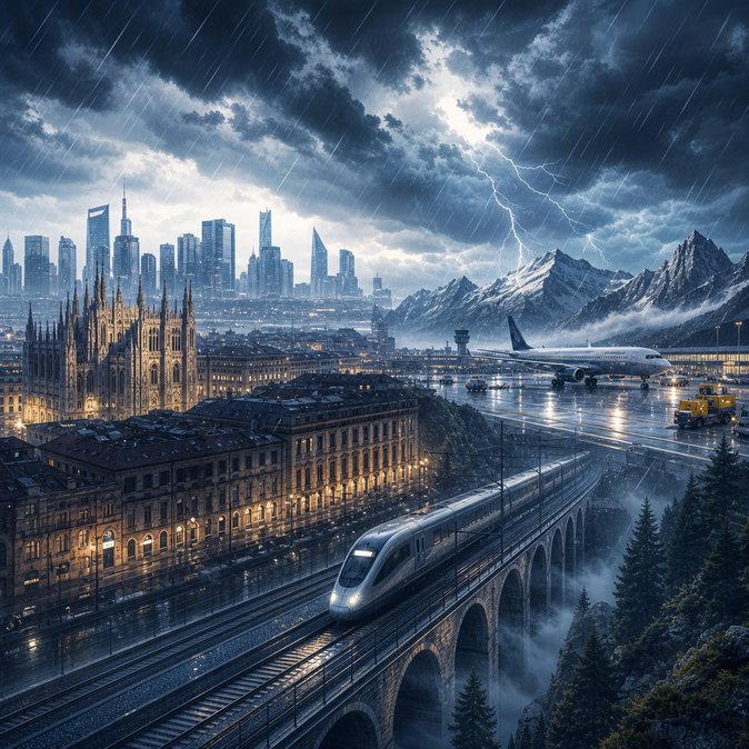 Air-force weather alert for four northern regions raises travel-disruption risk