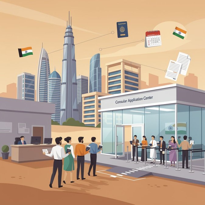 خدمات جواز السفر الهندي، التأشيرات والتوثيق في الإمارات تنتقل إلى شركة الهند للسياحة والسفر اعتبارًا من 22 يوليو 2026