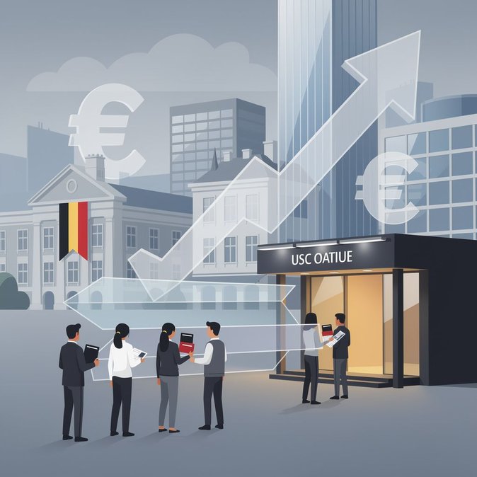 La Belgique augmente les frais de traitement du visa D à 250 € / 225 £ à partir du 1er juillet 2026