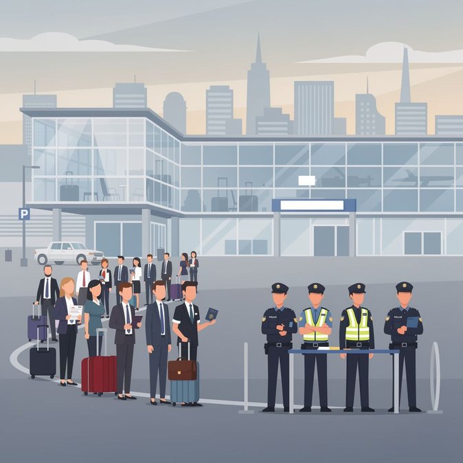 La Policía Federal intensifica los controles fronterizos en verano: múltiples arrestos y multas en el aeropuerto de Düsseldorf