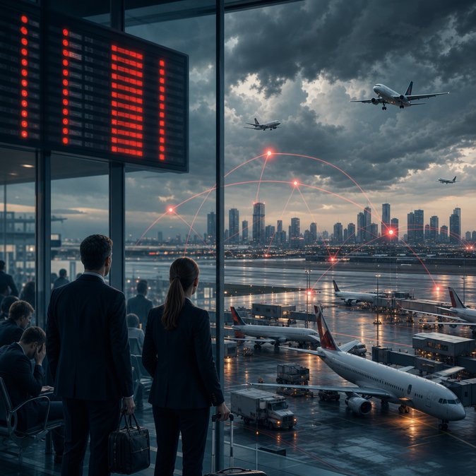 Air-travel meltdown strands thousands as Jetstar and Qantas log 11 cancellations and 302 severe delays nationwide