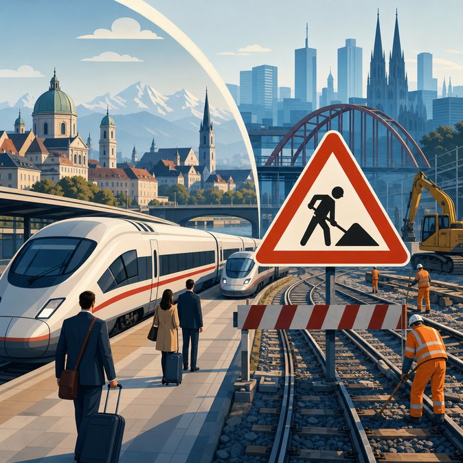 Major Deutsche Bahn track works to disrupt Austria–Germany rail links from mid-June
