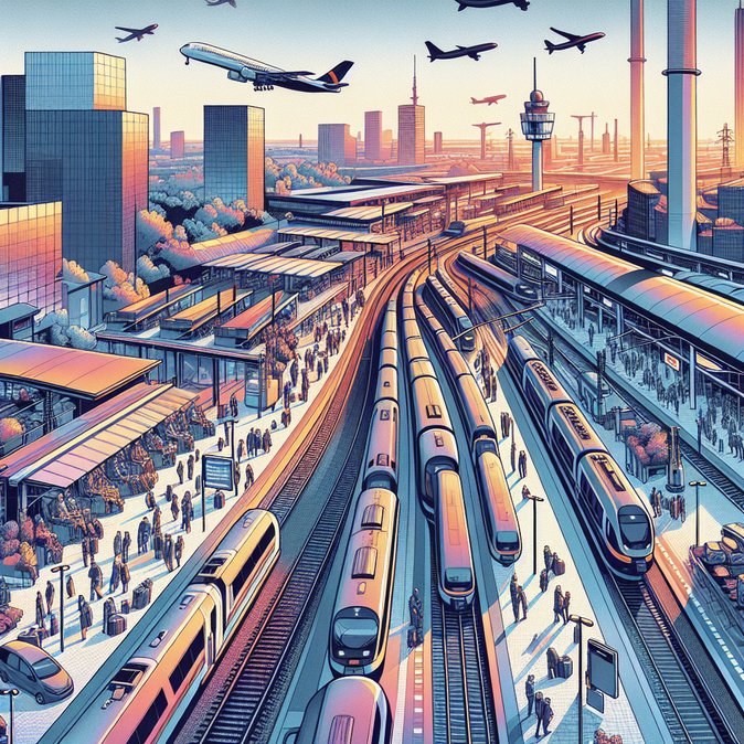 Nationwide Rail and Aviation Strikes Paralyse Germany on 9 November