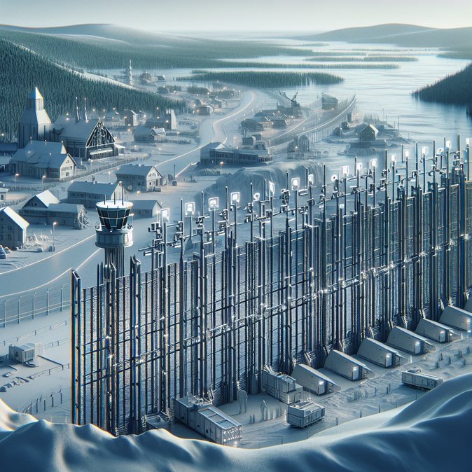 随着与俄罗斯紧张局势持续，芬兰拉普兰边境围栏即将完工