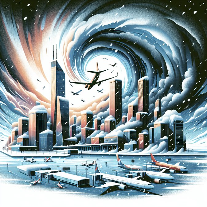 Megatormenta invernal en EE. UU. cancela nueve vuelos vinculados a Brasil en São Paulo-Guarulhos