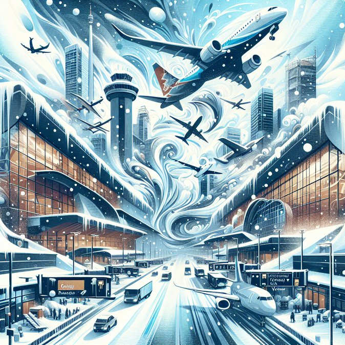 Historic Winter Storm Grounds Over 1,200 Flights at Canada’s Four Busiest Airports
