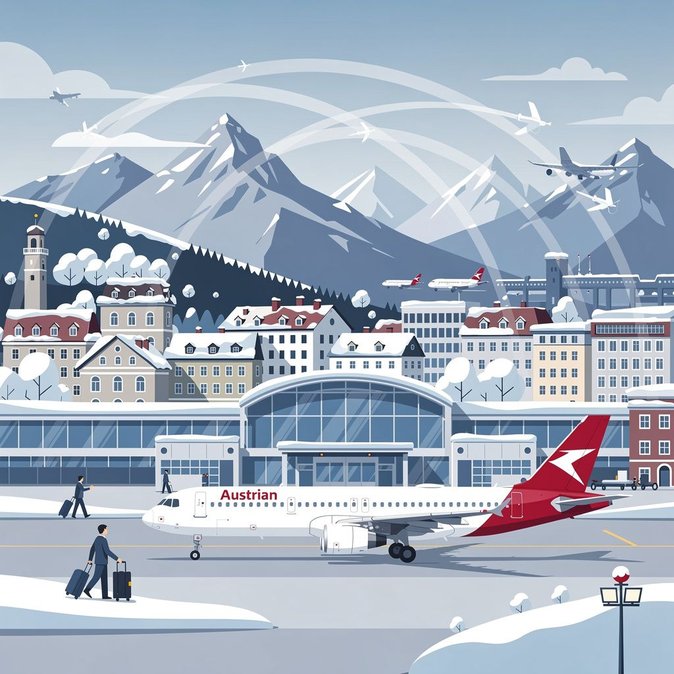 Austrian Airlines ontkent geruchten over vertrek uit Innsbruck en behoudt winterdienstregeling