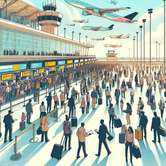 Cyprus airports tell passengers to be at the terminal three hours ahead as traffic surges