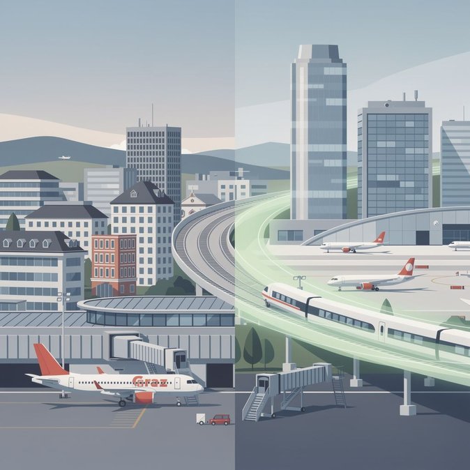 Austrian Airlines prévoit de supprimer la liaison Graz–Vienne à partir de l’hiver 2026/27